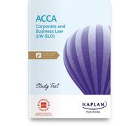 KAPLAN CORPORATE AND BUSINESS LAW (GLO) STUDY TEXT (Tascabile)