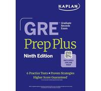 GRE Prep Plus, Ninth Edition: Raise Your Score with Kaplan Expert Ad (Tascabile)