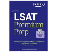 Kaplan Premium LSAT Prep 2025: Real LSAT Questions + Strategies for Every Section + Online