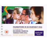 Kaplan Publishin FA1 - RECORDING FINANCIAL TRANSACTION - POCKET NOTE (Tascabile)