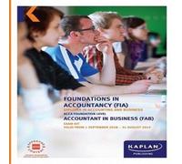 Kaplan Publishing FAB - ACCOUNTANT IN BUSINESS - EXAM KIT (Tascabile)