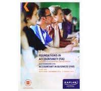 Kaplan Publishing FAB - ACCOUNTANT IN BUSINESS - STUDY TEXT (Tascabile)