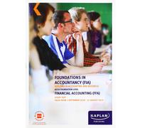 Kaplan Publishing FFA - FINANCIAL ACCOUNTING - STUDY TEXT (Tascabile)