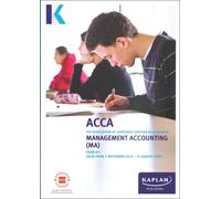 KAPLAN PUBLISHING MANAGEMENT ACCOUNTING - EXAM KIT (Tascabile)