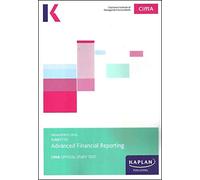 KAPLAN PUBLSIHING F2 Advanced Financial Reporting - Study Text (Tascabile)