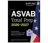 Kaplan Test Pre ASVAB Total Prep 2026-2027: Includes 7 Full Length P (Tascabile)