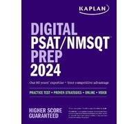 Kaplan Test Pre Digital PSAT/NMSQT Prep 2024 with 1 Full Length Prac (Tascabile)