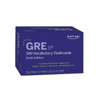 Kaplan Test Pre GRE Vocabulary Flashcards, Sixth Edition + Online Access (Cards)