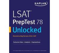 Kaplan Test Prep LSAT PrepTest 78 Unlocked (Tascabile)