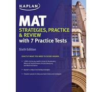 Kaplan Test Prep MAT Strategies, Practice & Review (Tascabile)