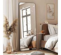 Kapler Specchio intero da 160 x 53 cm, con cornice in alluminio, colore | Vista completa del corpo: con 160 x 53 cm, lo specchio offre una grande superficie per controllare l'outfit dalla testa ai