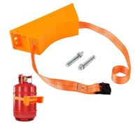 Kapmore Staffa per serbatoio propano a parete: supporto professionale regolabile per bombole di gas in plastica resistente