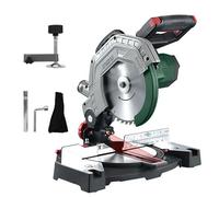 Kapp e troncatrice compatibile con batteria al litio Makita 18 V (senza batteria), lama Ø 210 mm, taglio obliquo 0-45°, piano del tavolo in alluminio pressofuso, con linea ausiliaria laser