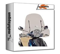 kappa 103ak + a103ak parabrezza clear compatibile con piaggio beverly tourer 300 400 2008 2009 2010 mototopgun