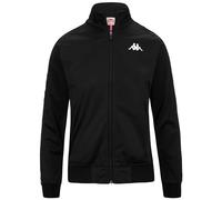 Kappa 222 Banda Wanniston Slim Felpa Nera E Bianca, Nero, XL
