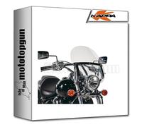 kappa 23a parabrezza basso clear compatibile con yamaha xvs 650 drag star 1997 1998 1999 2000 2001 2002 mototopgun