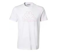 Kappa Cremy Tee, Maglietta Uomo, Bianco, L