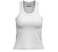 Kappa - Canotta Canottiera, Donna, Bianco, Cotone, Sportivo. Logo Ibenny, Taglia: M