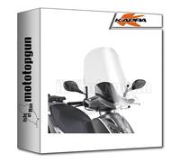 kappa 440ak + a6119ak parabrezza clear compatibile con kymco agility 50 125 r16+ 2014 2015 2016 2017 2018 2019 2020 2021 2022 2023 mototopgun