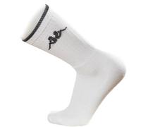 Kappa Calze Tennis MOD. K002 – 6 paia in cotone spugna Ring – 42/44 Bianco