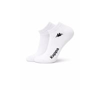 Kappa 6 Paia Calze Corte Fantasmini Maglia Jersey in Filo di Scozia unisex (42/44, nero)