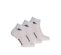 Kappa, 6 paia di mini calza fantasmino altezza caviglia in cotone elasticizzato.