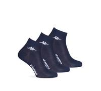 Kappa, 6 paia di mini calza fantasmino altezza caviglia in cotone elasticizzato.