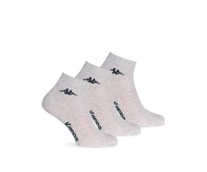 Kappa, 6 paia di mini calza fantasmino altezza caviglia in cotone elasticizzato.