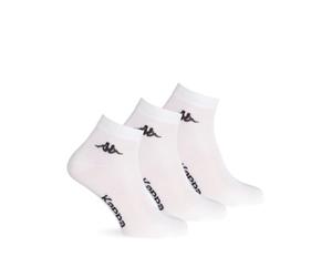 Kappa, 6 paia di mini calza fantasmino altezza caviglia in cotone elasticizzato.