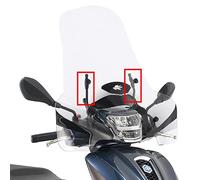 KAPPA A5615AK Kit Staffe per Montaggio Parabrezza 7057AK, Compatibile con Piaggio per Medley 125 150 2020-2022