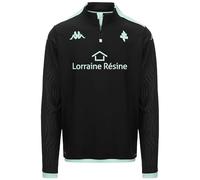 Kappa ABLAS PRO 8 FC METZ Sweat FCM | Uomo | Taglia 8Y | Nero/Verde Acqua