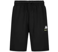 Kappa Adozippo - Pantaloncini da Bambino Pertamina Enduro Moto GP Ufficiale da Ragazzo, Colore: Nero, Nero, 12 Anni