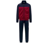 Kappa Alfon Tuta da Ginnastica, Granata Rosso/Blu Marino, Large Bambina