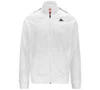 Kappa Anniston Slim 222 Banda Jkt Gilet, Bianco-Nero, S Uomo