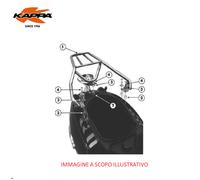 KR9530 Attacco Posteriore Bauletto Kappa MONOLOCK LAMBRETTA V-Special 50-100-200