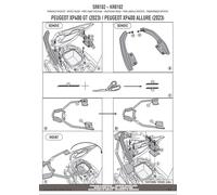 KR8102 - Attacco Posteriore Bauletto Kappa MONOKEY/MONOLOCK PEUGEOT XP400 (23)