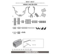 KAPPA Attacco Posteriore Per Piastra Bauletto Per Yamaha T-MAX 560 2020 2021