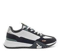 Kappa Authentic Arklow Scarpe basse comode ed eleganti, colore bianco e nero e verde Eden, taglia 46