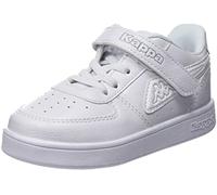 Kappa Bash M, Scarpe da Ginnastica Unisex-Bambini, Bianco, 22 EU