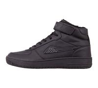 Kappa Bash Mid Fur Scarpe da ginnastica Unisex - Adulto, Nero (black), 39 EU