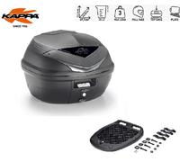 KAPPA Bauletto Portapacchi + Piastra Monolock 35LT Nero Tech Vers2 Moto Scooter