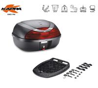 KAPPA Bauletto Portapacchi + Piastra Monolock 42LT Nero Goffrato Moto Scooter