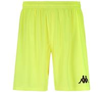 KAPPA4FOOTBALL Borgo - Shorts - Pantaloncini Sportivi - Uomo - Neon Yellow