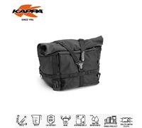 KAPPA Borsa Da Sella Racer Range Nero 19 Litri Water Resitance Per Moto Cinghie