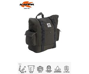 KAPPA Borsa Laterale Singola Rambler Eco 14 Litri Waterproof Per Moto Cinghie
