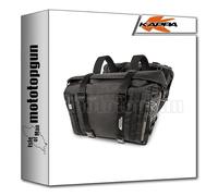kappa borse laterali ra316bk 25 lt + portaborse laterali compatibile con moto guzzi v7 iii stone 2017 2018 2019 2020 mototopgun