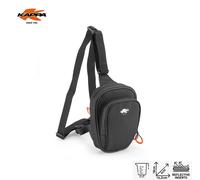 KAPPA Borsello Da Gamba Stryker 1 Litro Nero Con Cinghie Regolabili