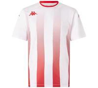 Kappa BUGO T-Shirt, Bianco/Rosso, 6 Anni Bambini e Ragazzi