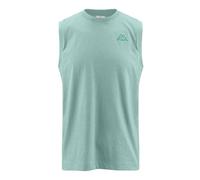 Kappa Cadwal Korporate Man Tee Maglietta tecnica comoda ed elegante, colore verde lichen e green wasabi, taglia S