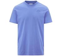 Kappa Cafers Slim Tee Maglietta tecnica comoda ed elegante, Color Blue Ultramarine e Blue Strong, taglia XS